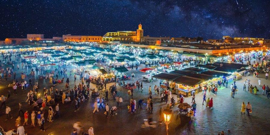 Marrakech: piazza Jemaa-el-Fna