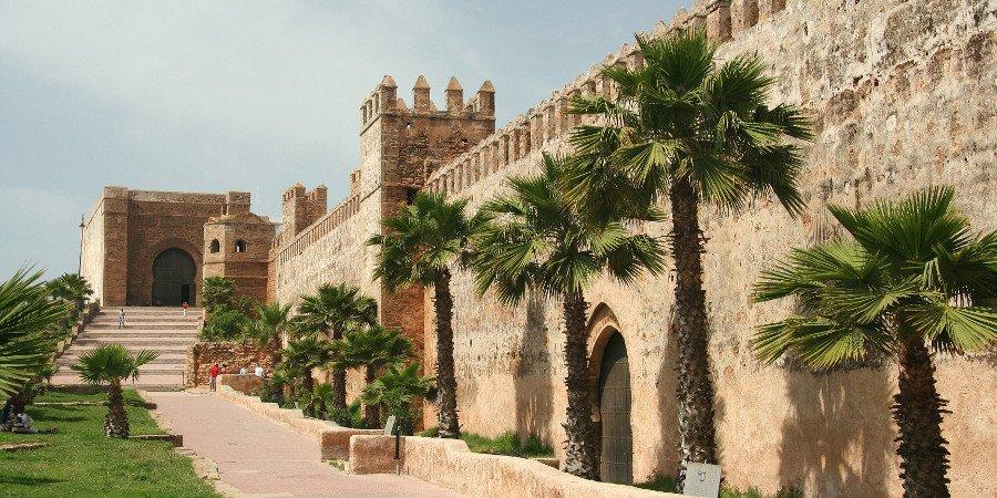 Le mura della città di Rabat