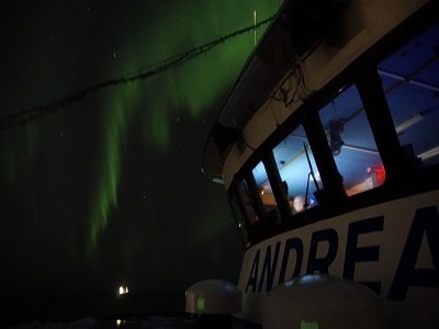 Islanda - Avvistamento Aurora Boreale dal mare